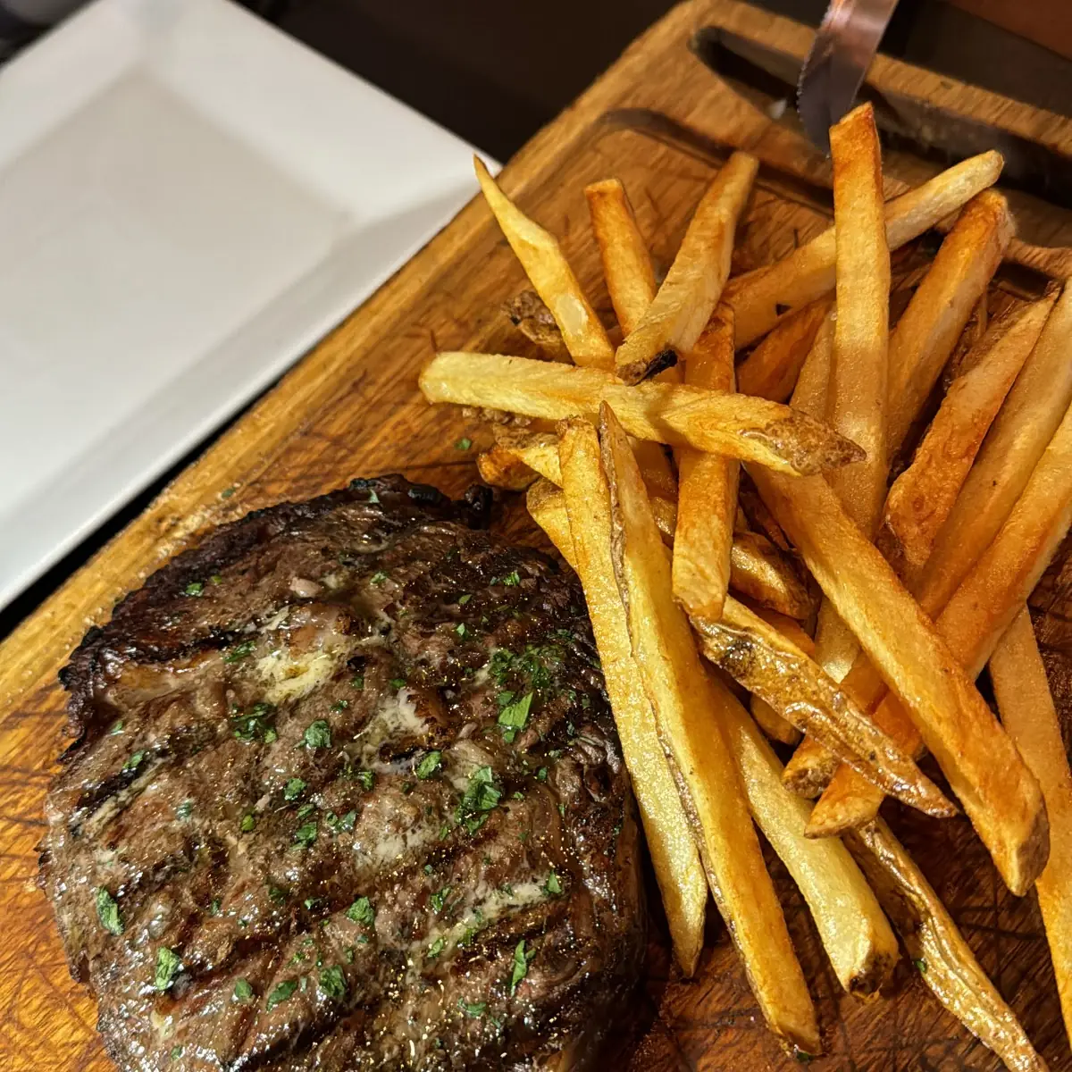 Ribeye Steak with Fries