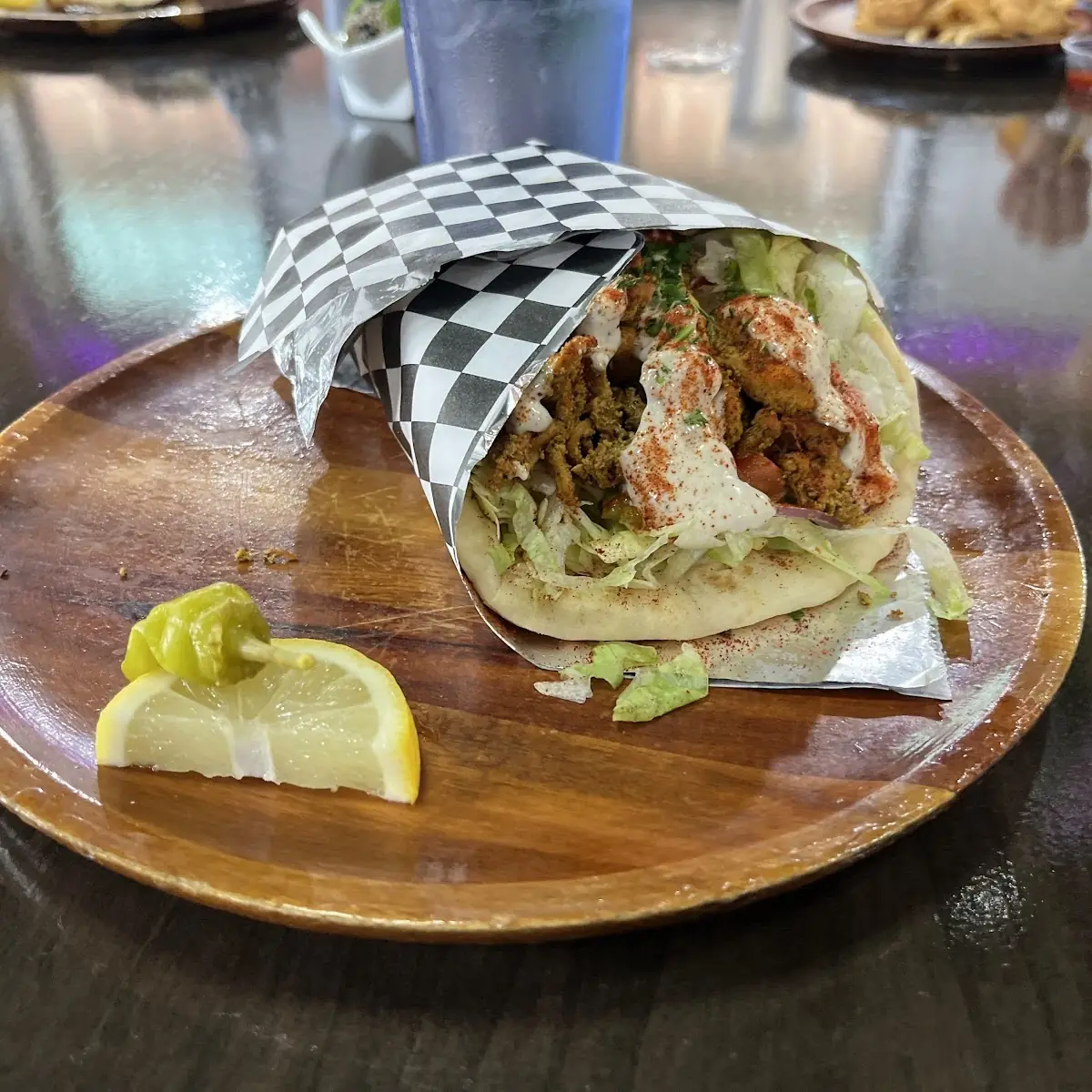 Additional chicken kebab skewer