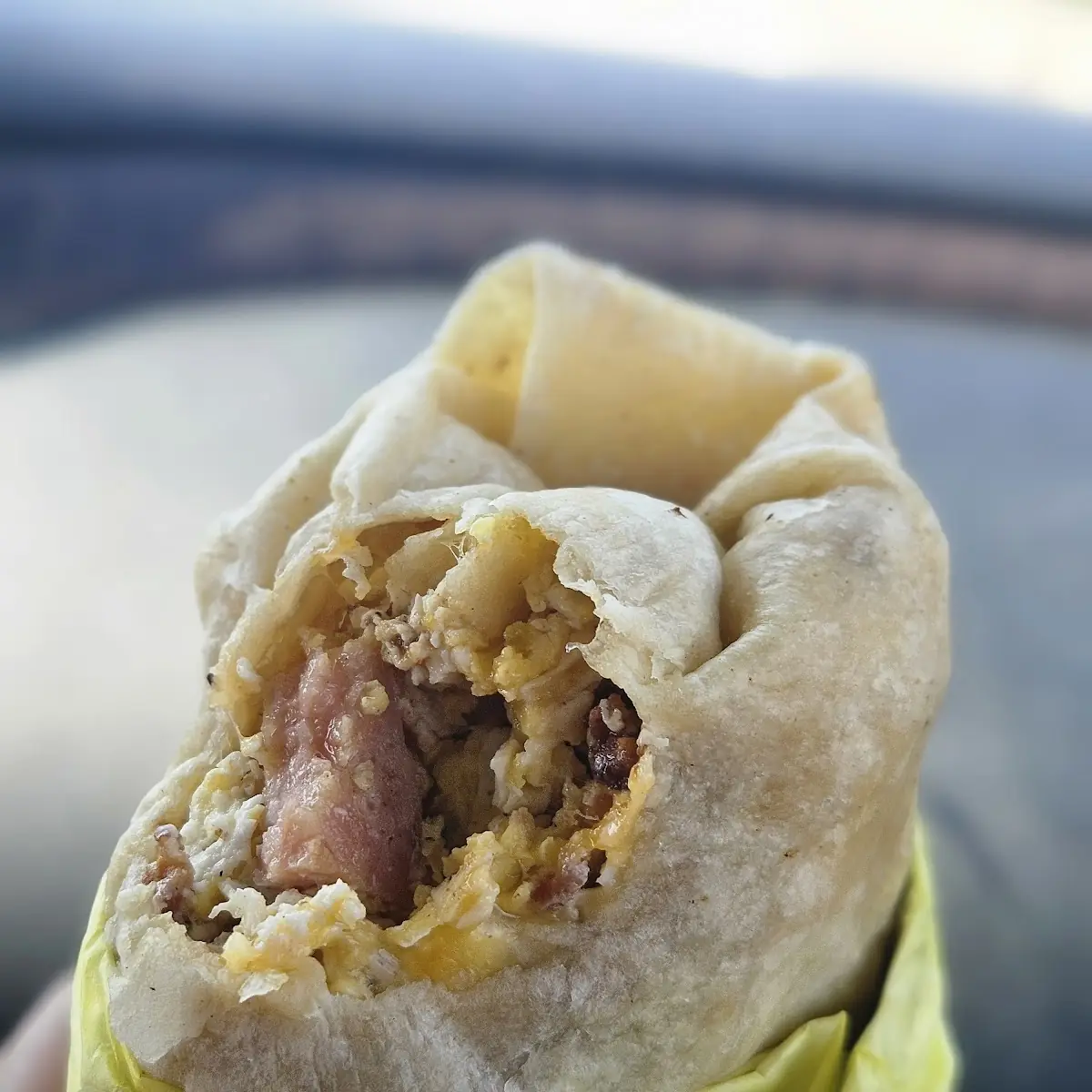 Kalua Pork Breakfast Burrito