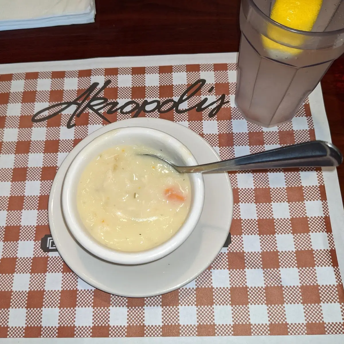Egg-OK Lemon Chicken Soup