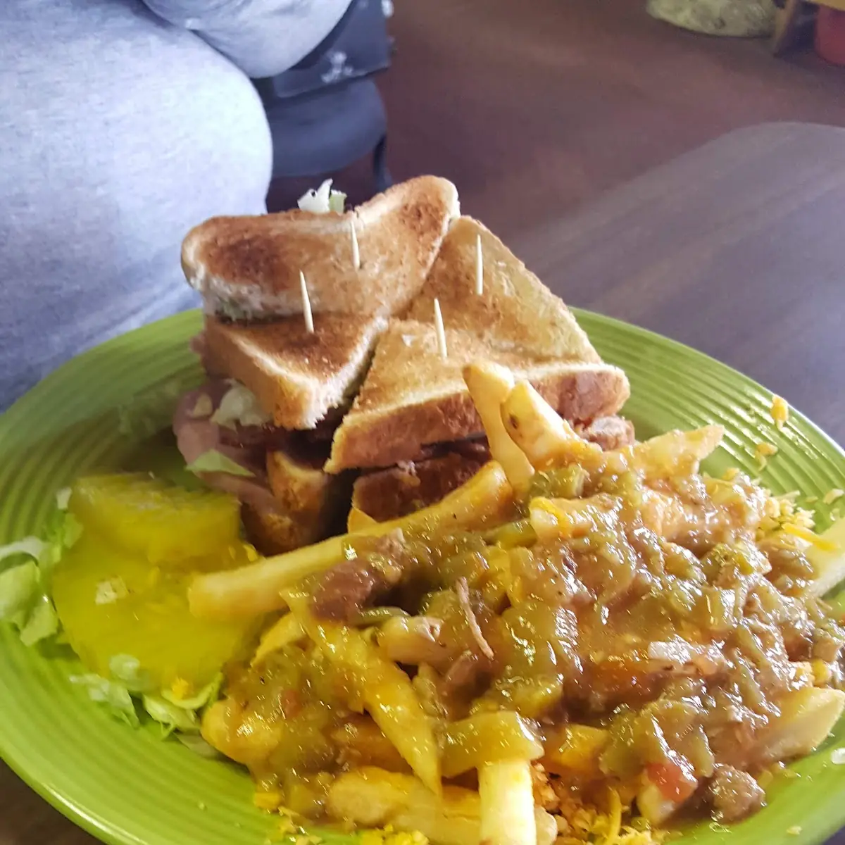 Green Chili Cheese Fries