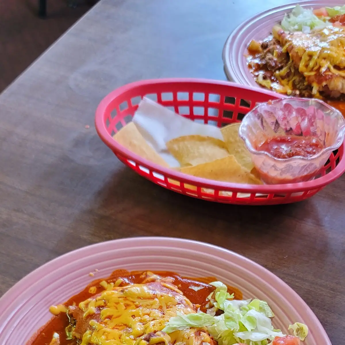 Stuffed Sopapilla with Red Chili