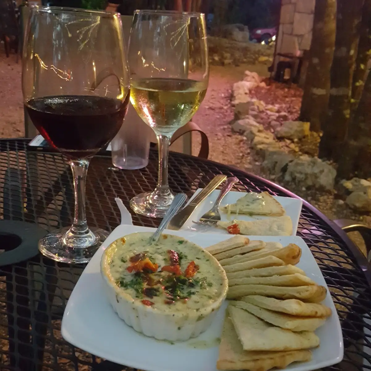 Artichoke Dip and Flatbread