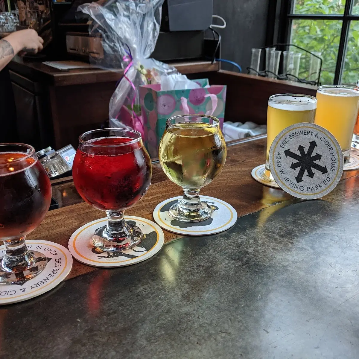 Strawberry Mint Cider Van Mojo Cider and Pear Cider