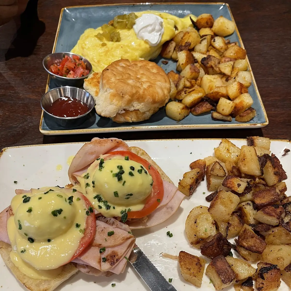 Omelette & Potatoes