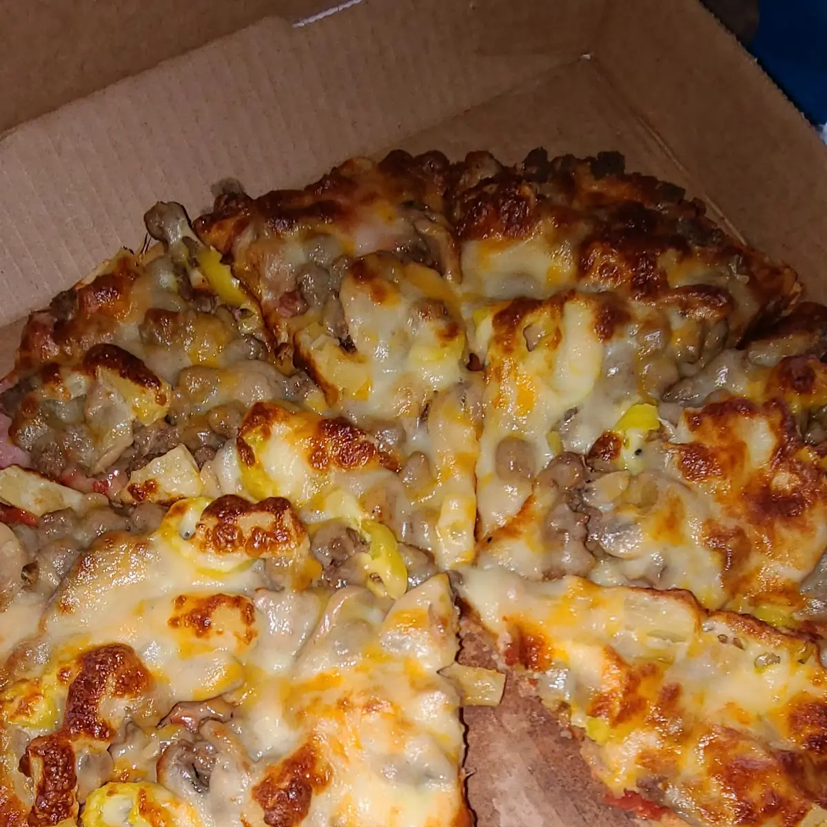 Meat Lovers Pizza with Added Toppings
