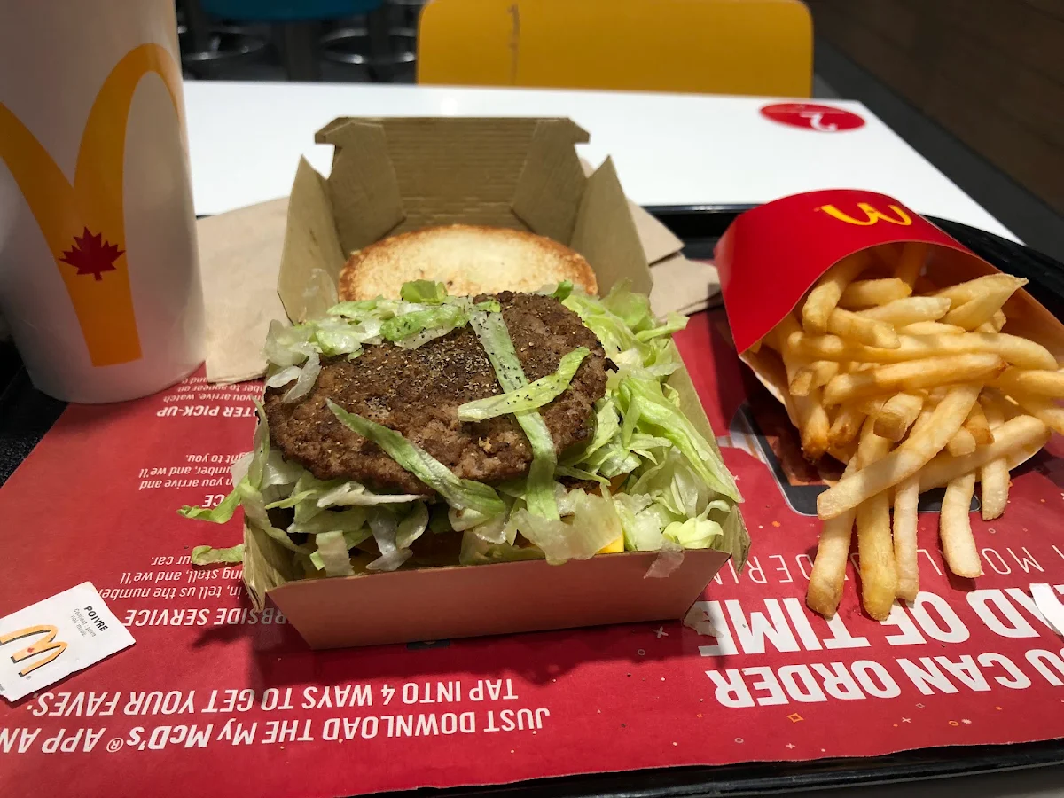 Big Mac Extra Lettuce and French Fries, McDonald's