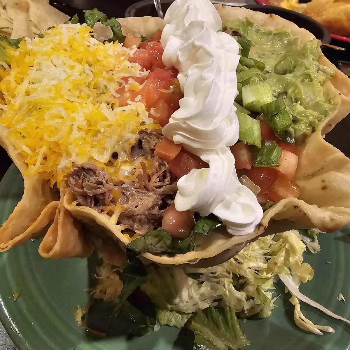 Shredded Beef Taco Salad