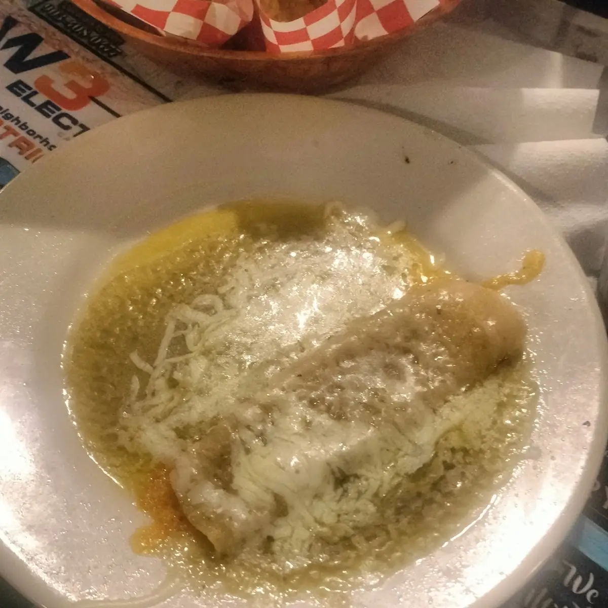 Cheese Quesadilla with Salsa Verde