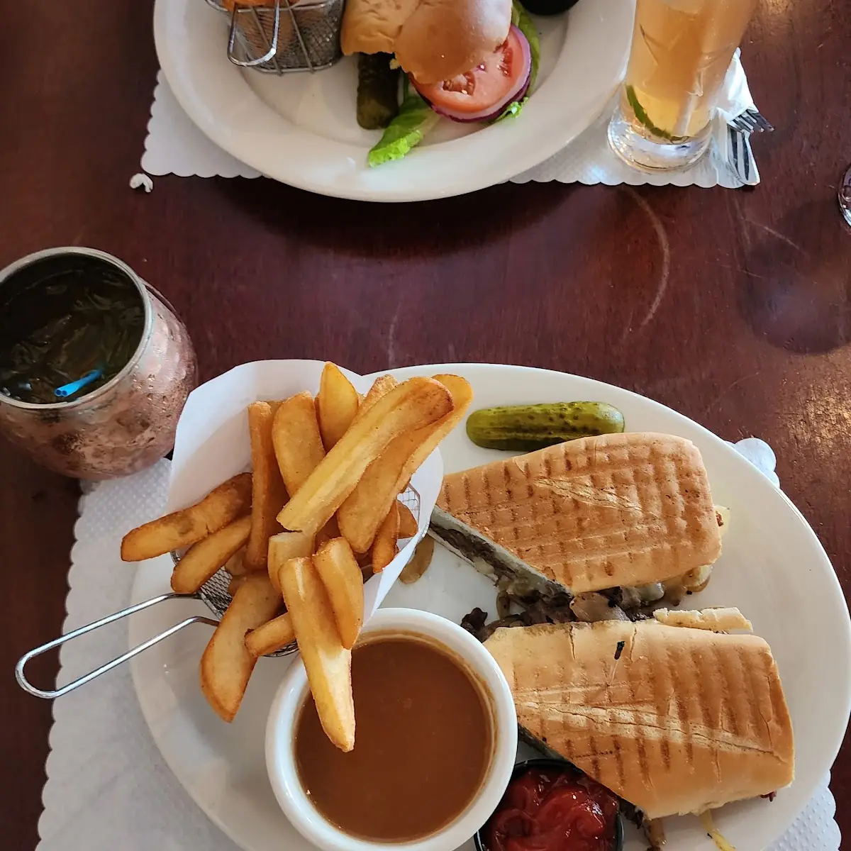 French Dip Panini