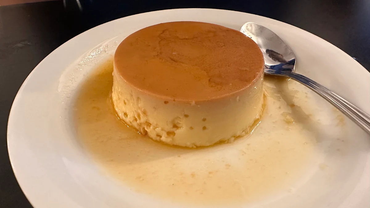 Flan Caramel, DEK SEN CUISINE THAÏLANDAISE