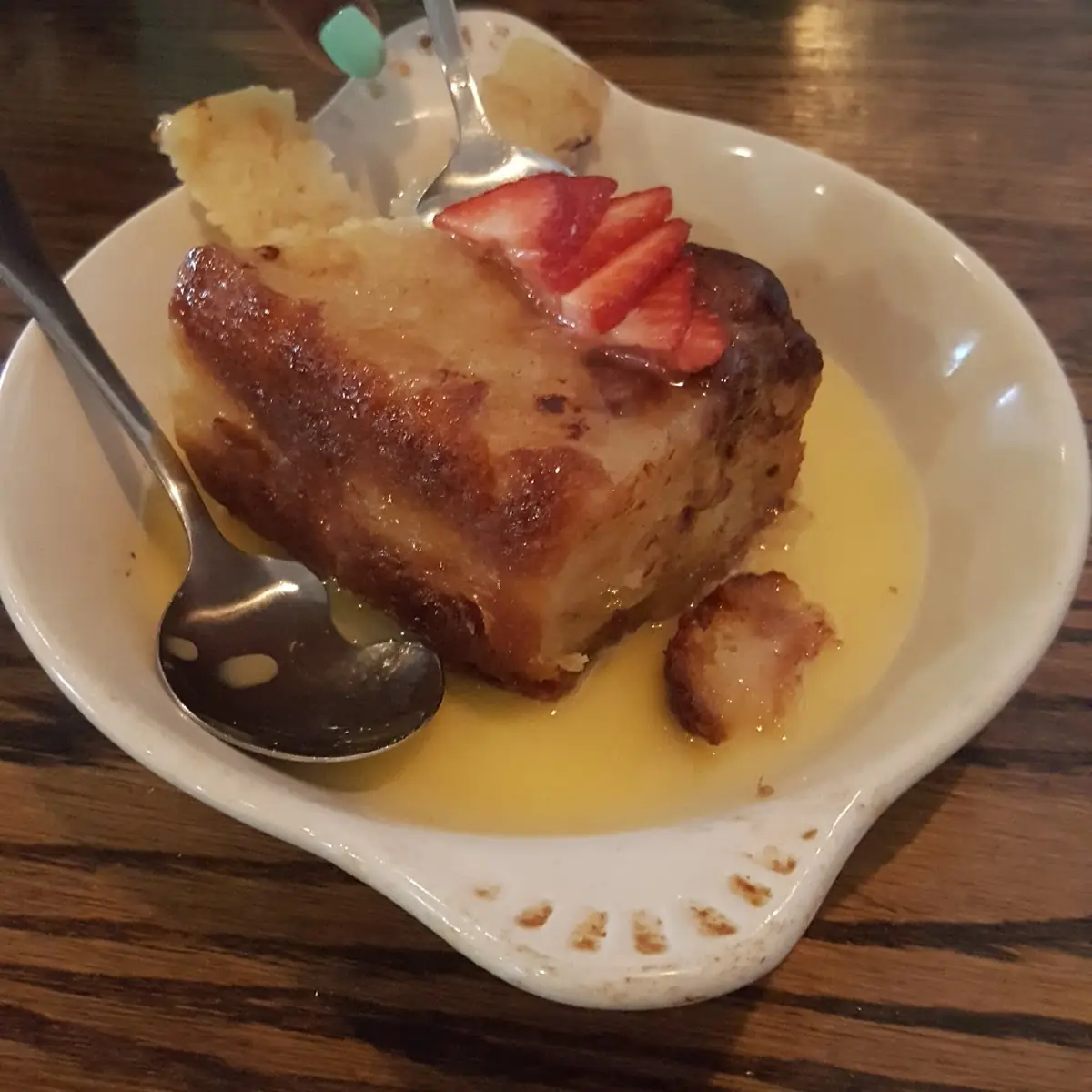 White Chocolate Bread Pudding
