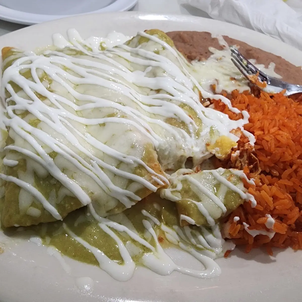 Enchiladas Verdes