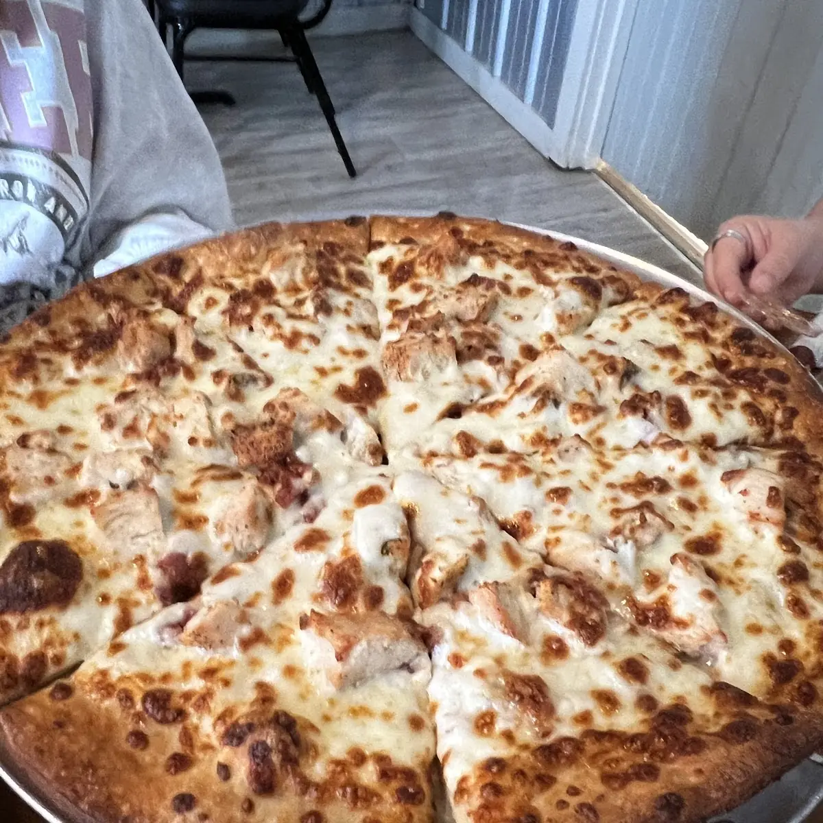 Chicken Bacon Ranch Pizza