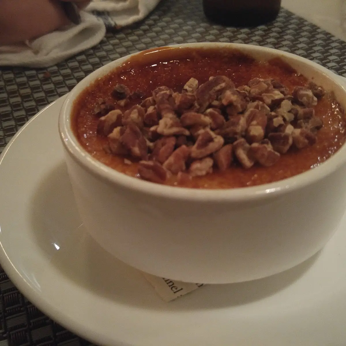 Pecan Bourbon Crème Brûlée