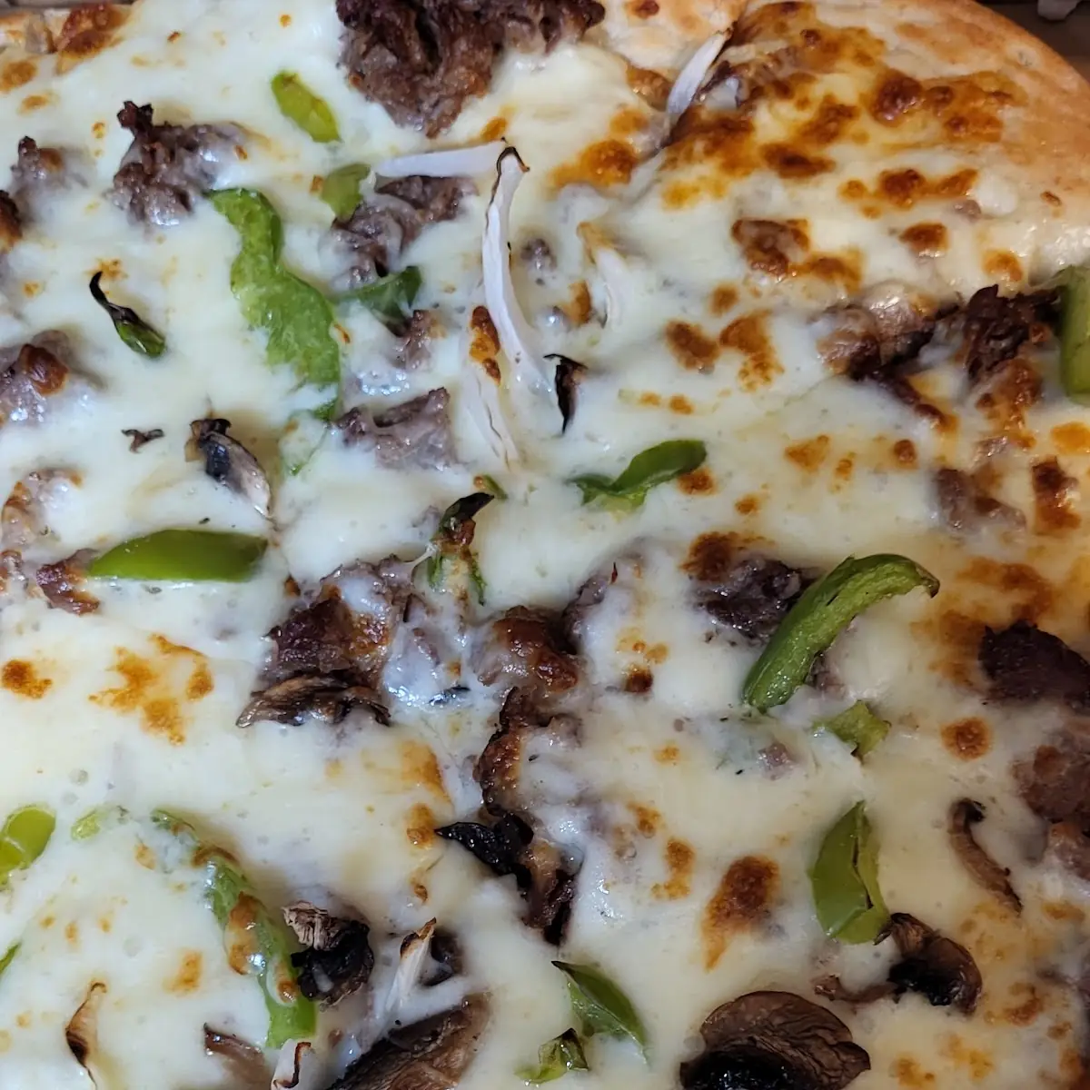 Philly Cheesesteak Pizza