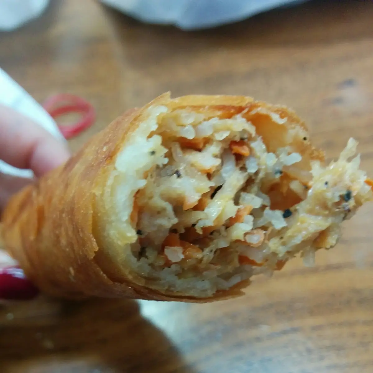 Inside Egg Roll