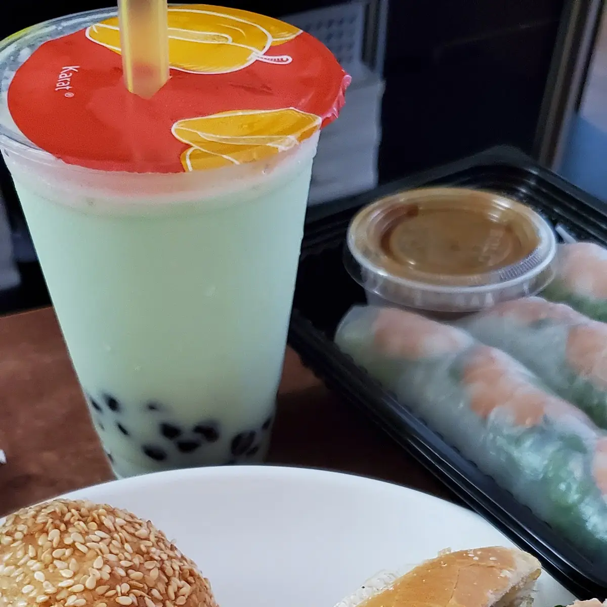 Vegetarian Bahn MI and Sesame Ball