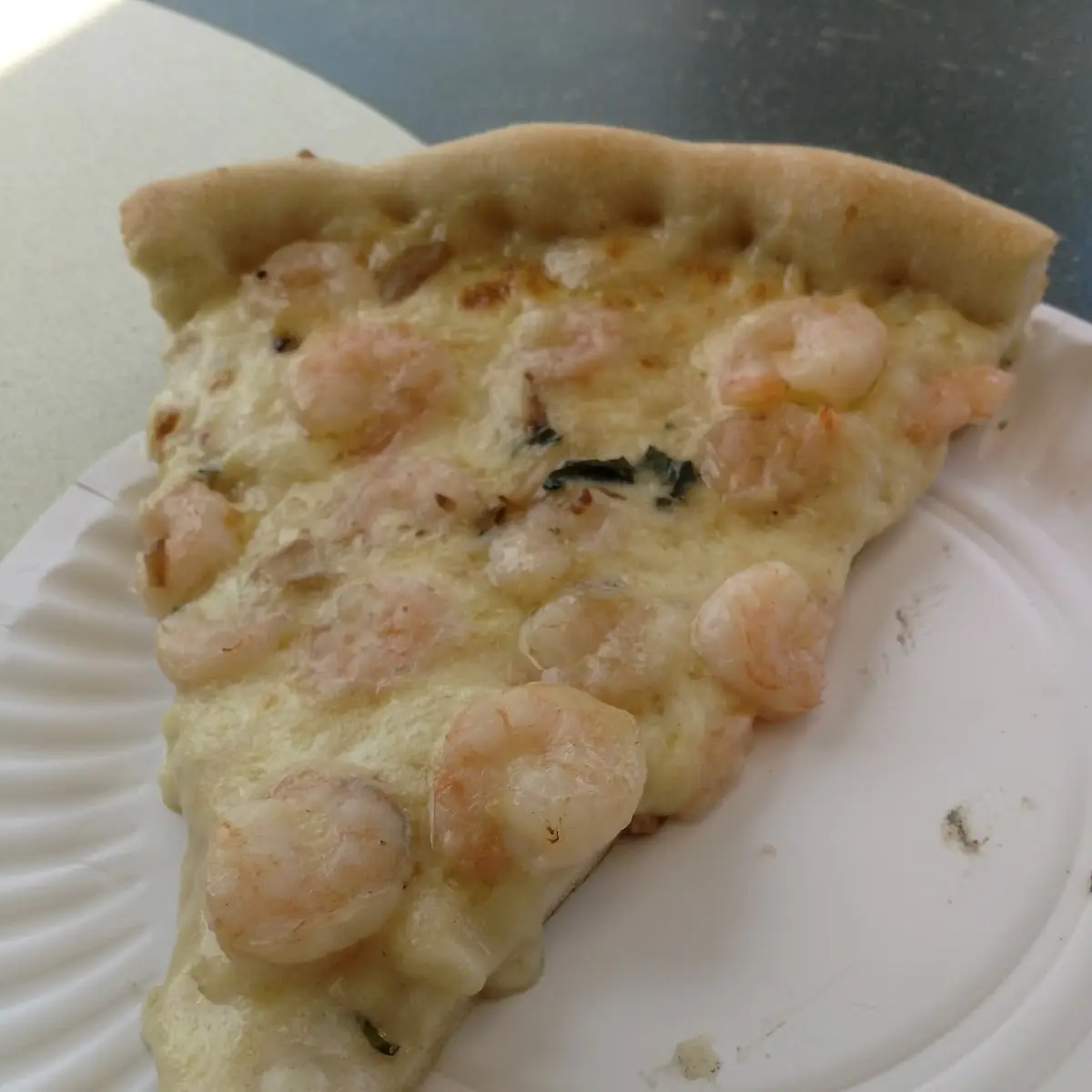 Shrimp Alfredo Pizza