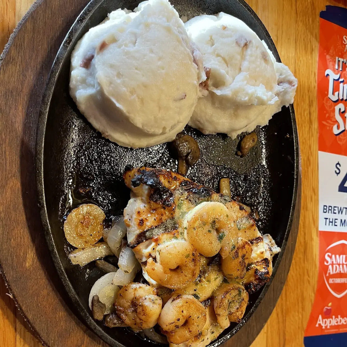 Shrimp 'N Parmesan Sirloin
