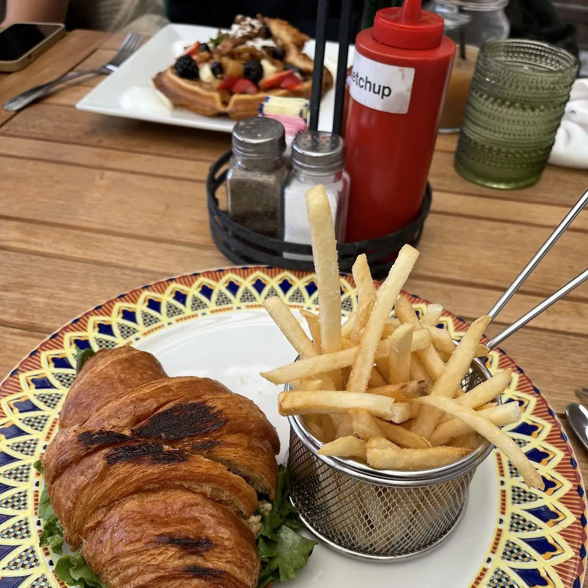 Croissant Eggs Benedict