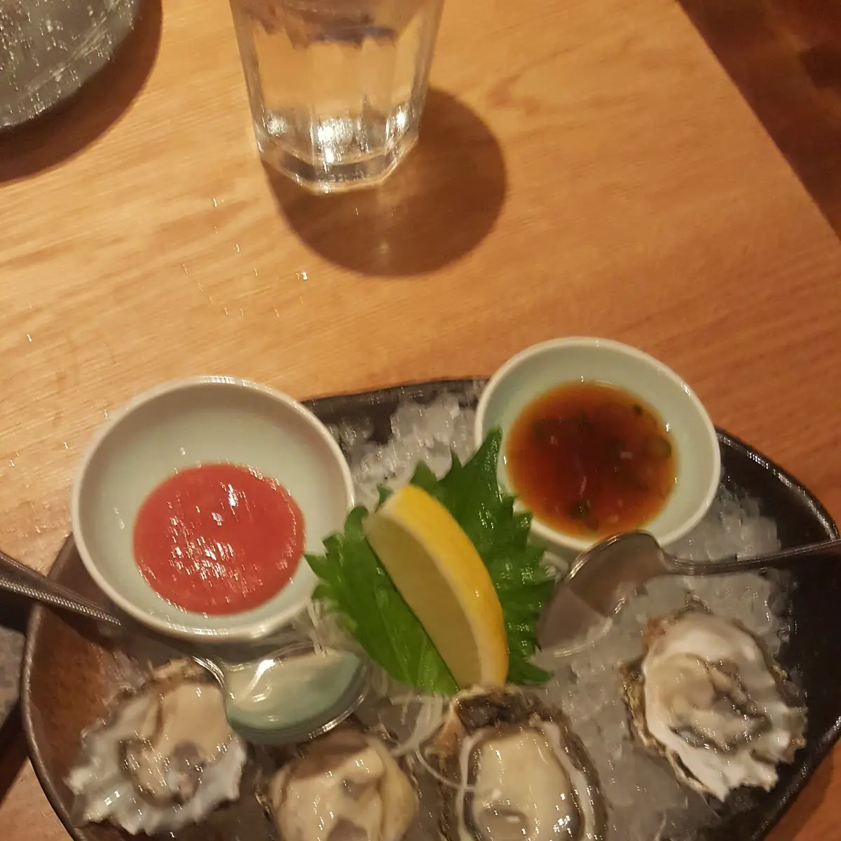 Raw Oysters on the Half Shell Happy Hour