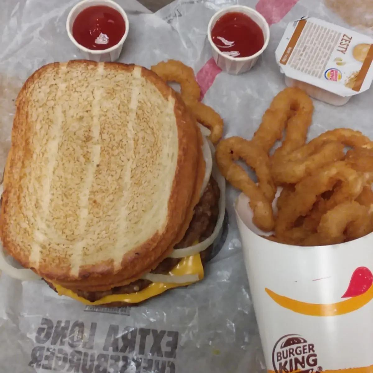 Sourdough Double Cheeseburger