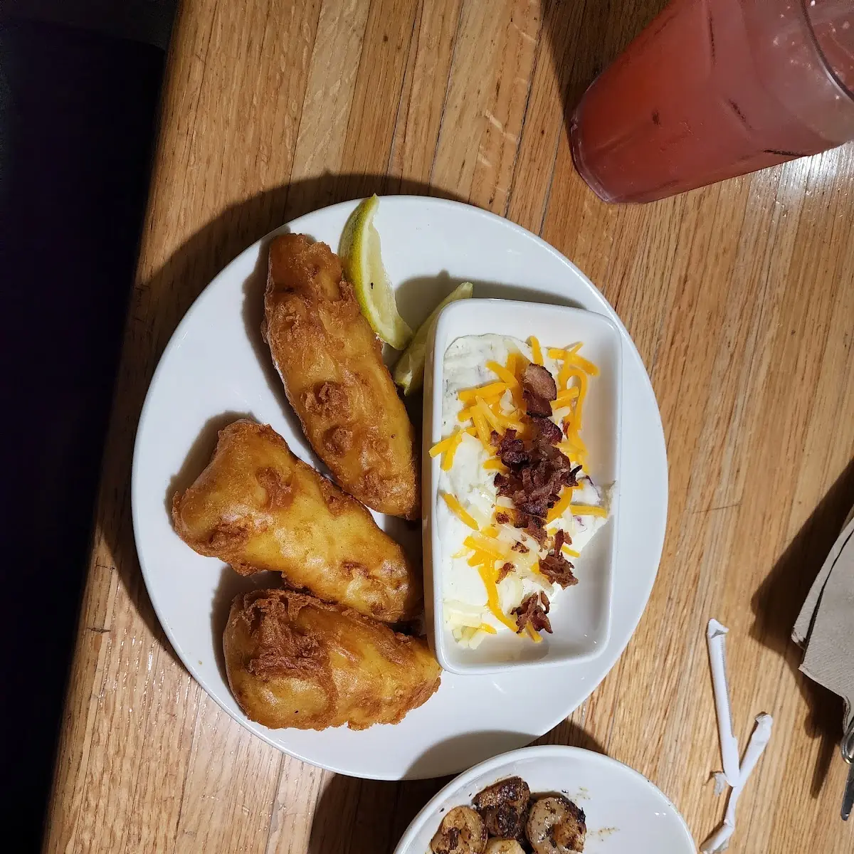Fish and Loaded Mashed Potatoes