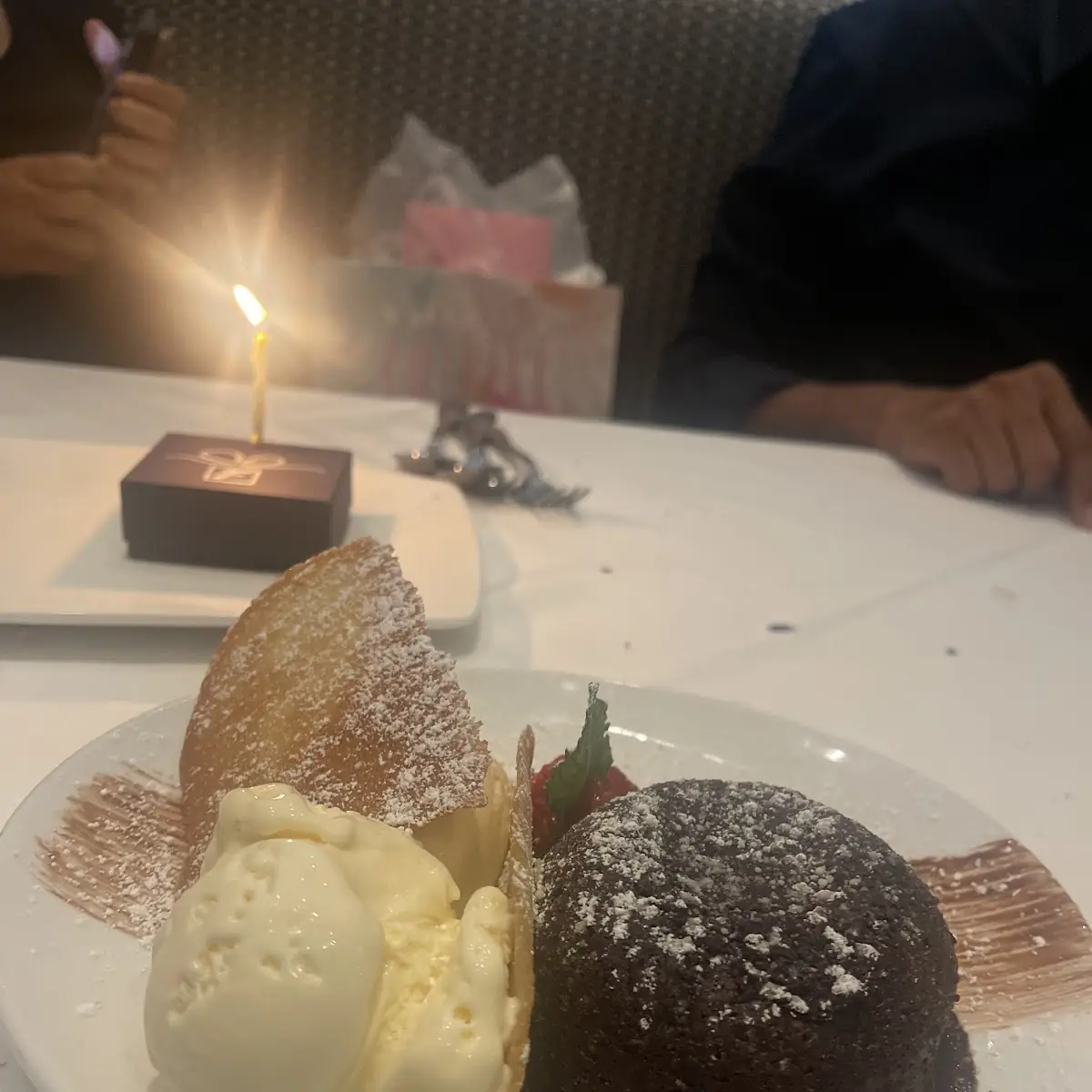 Chocolate Lava Cake with Ice Cream