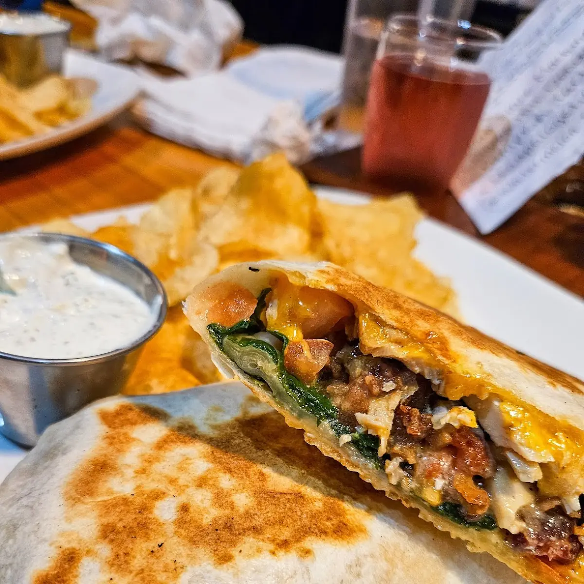 Honey Mustard Chicken Wrap
