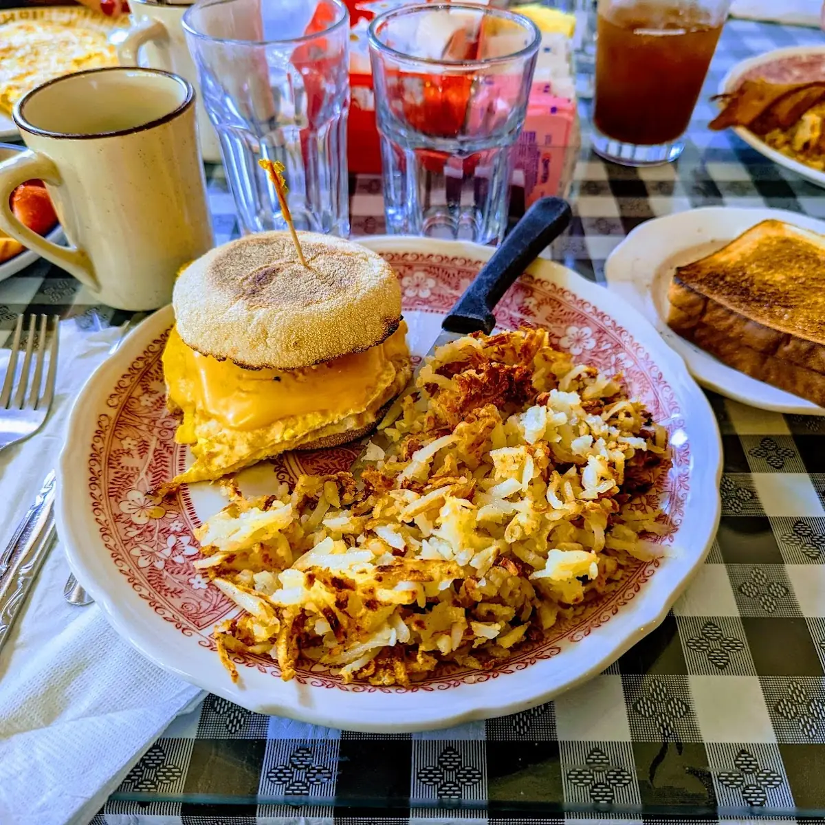 Canadian Bacon Egg and Cheese