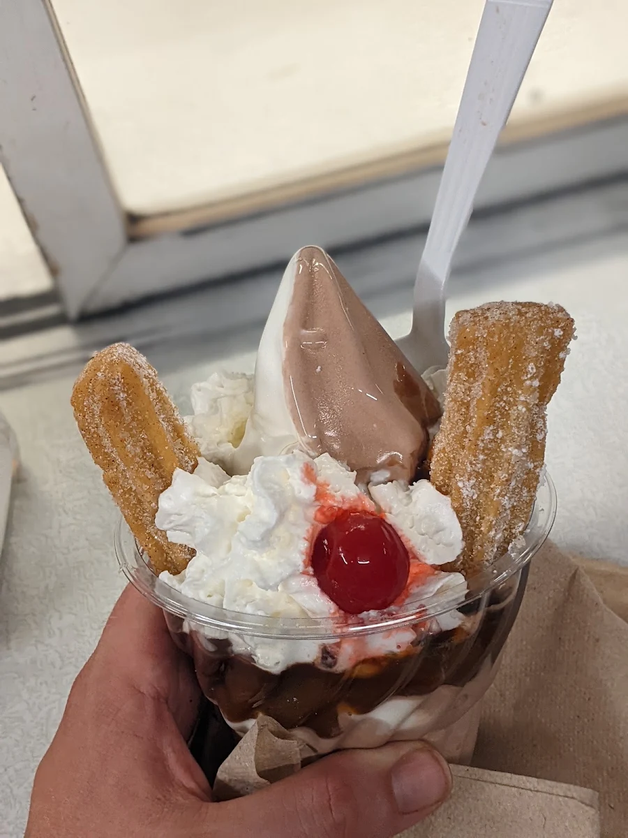 Churro Sundae