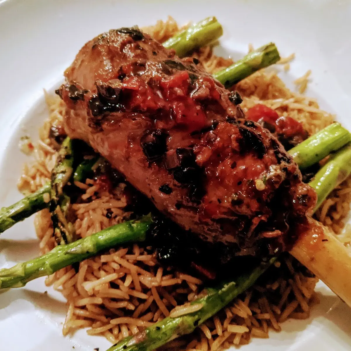 Garlic Lamb Shank