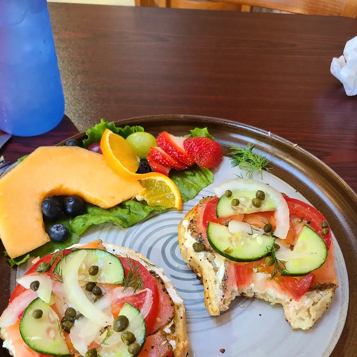 Everything Bagel Lox and Cream Cheese