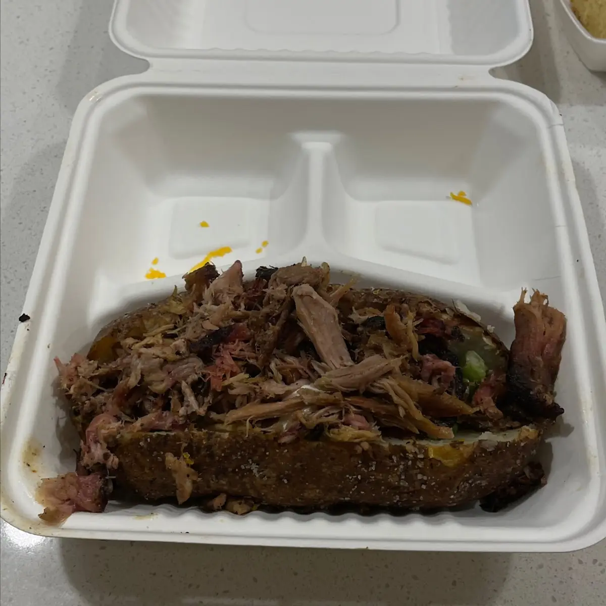 Baked Potato with Pulled Pork