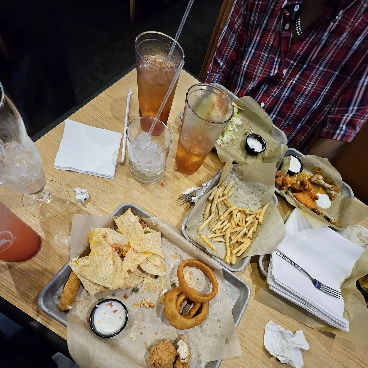 Sampler Double Cheeseburger & Bone-In Wings
