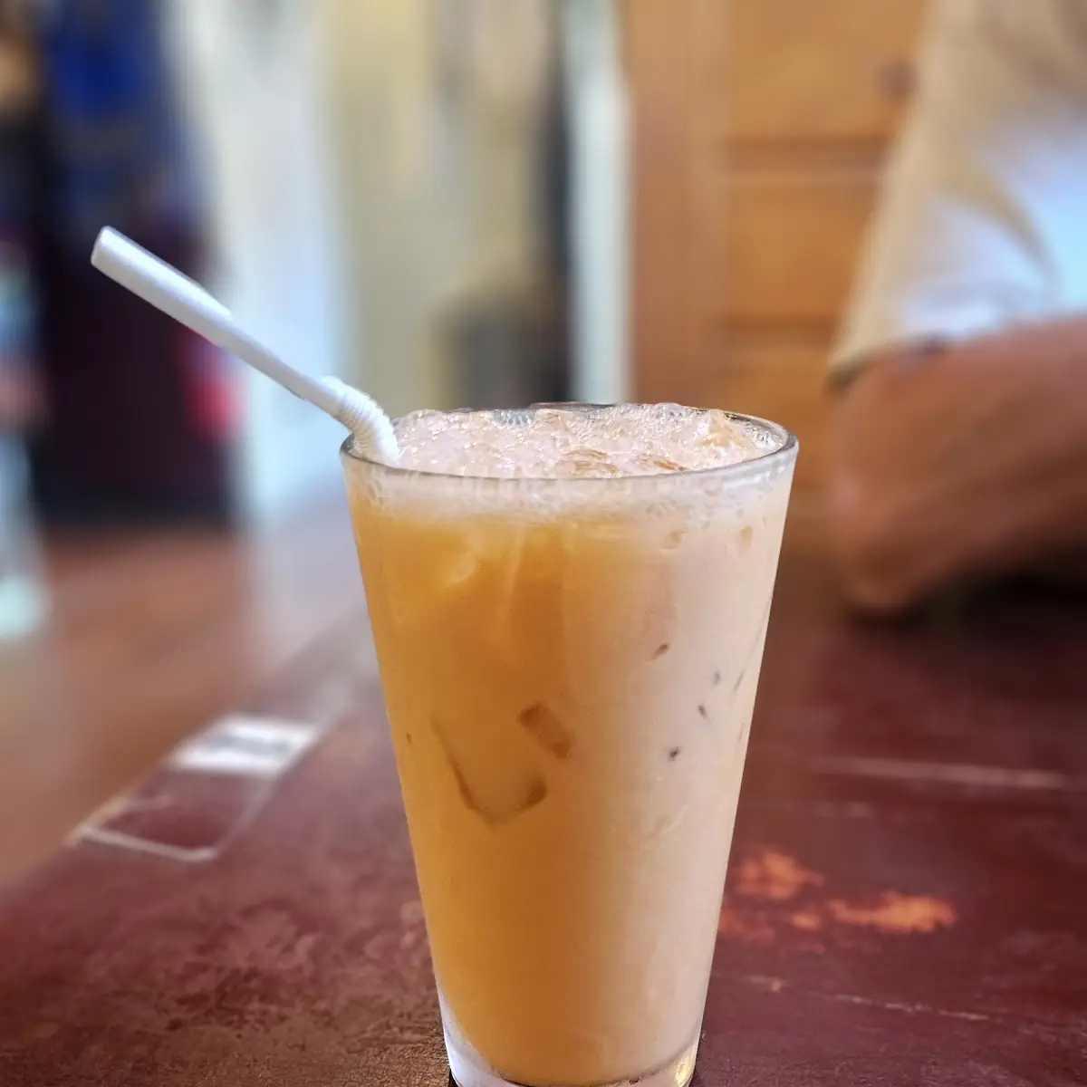 Thai Sweet Iced Tea with Cream