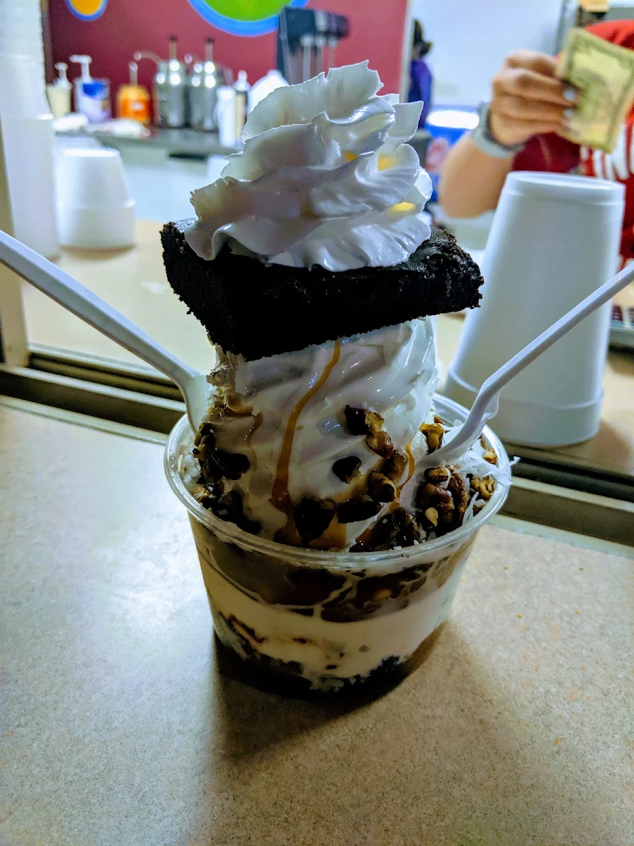German Chocolate Cake Sundae