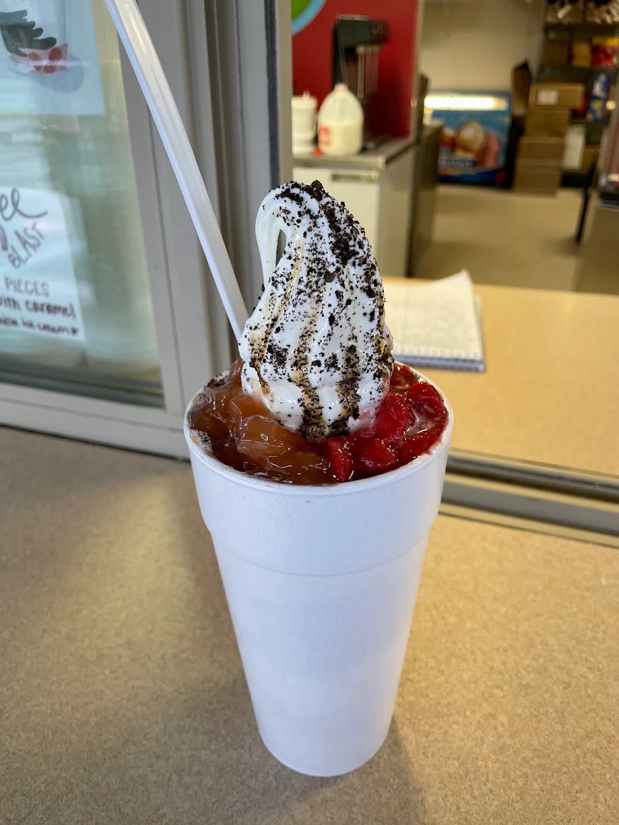 Spiced Caramel Apple & Strawberry Shortcake