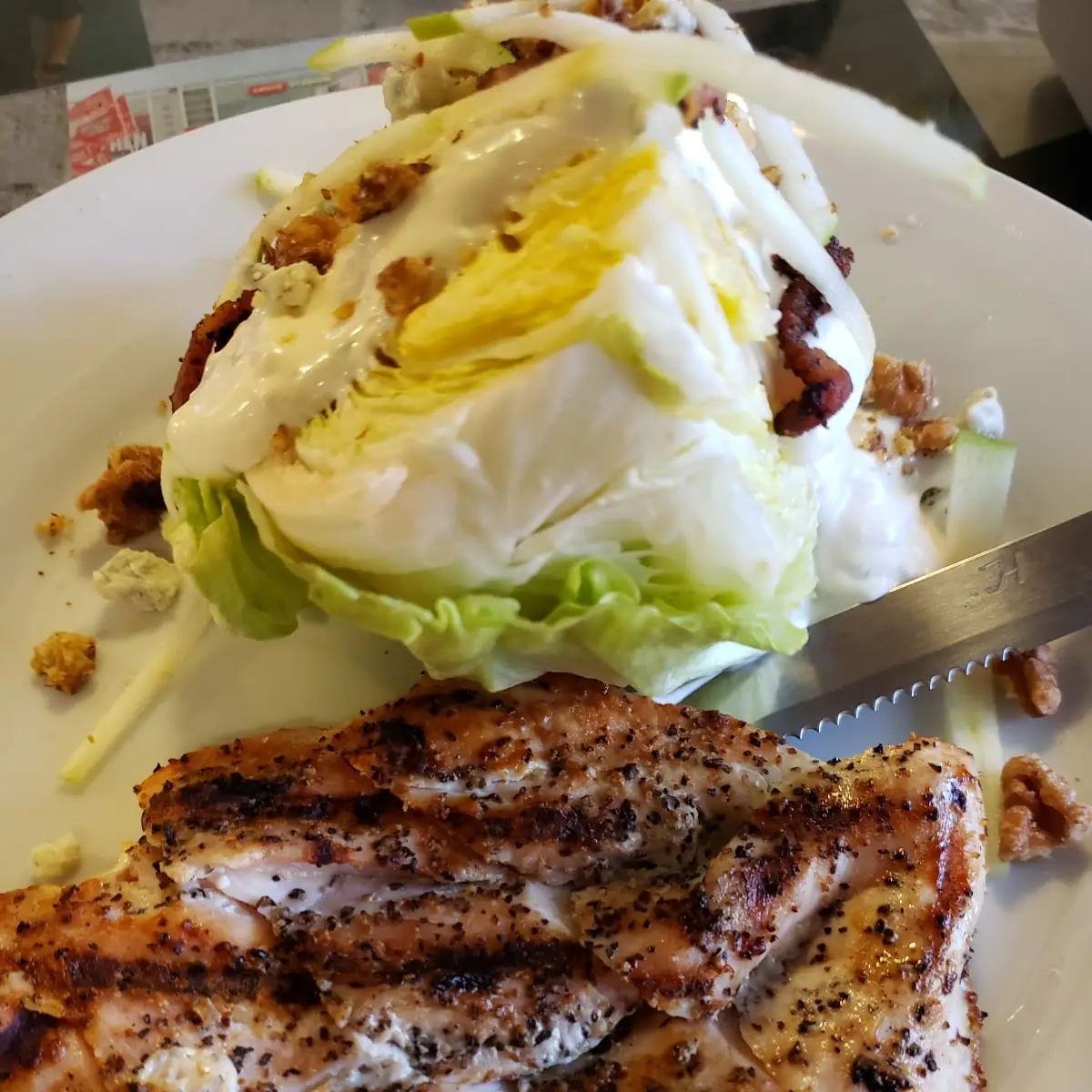Wedge Salad Grilled Chicken