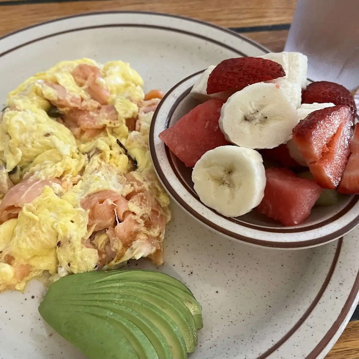 Scrambled Eggs with Salmon