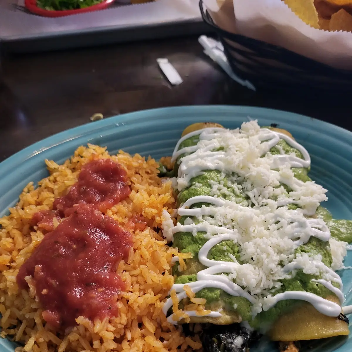 Enchiladas Verde
