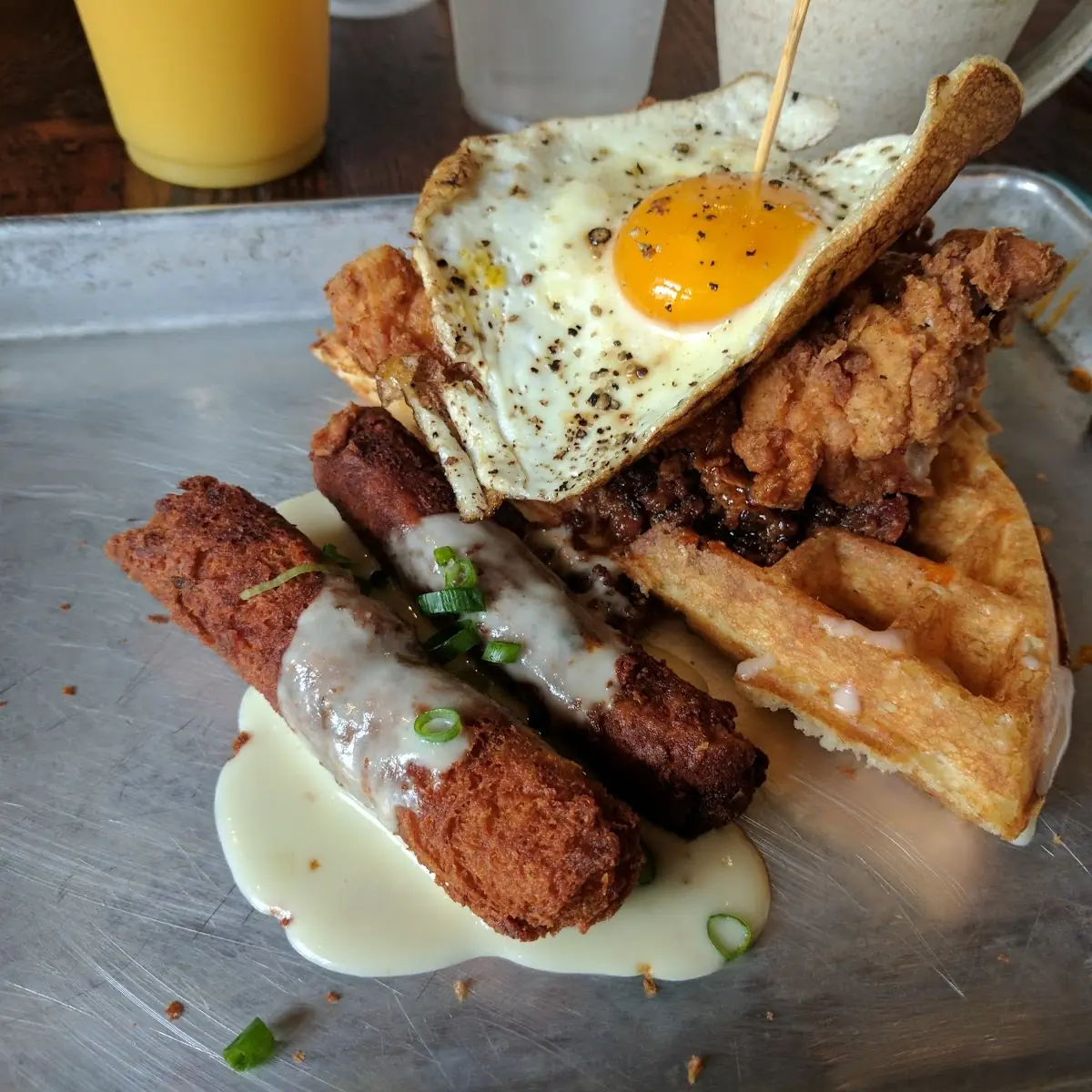 Chicken and Waffles