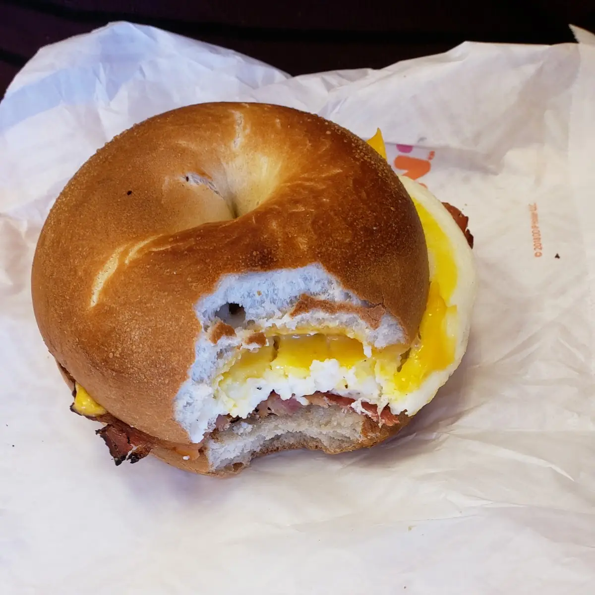 Bacon Egg Cheese Bagel