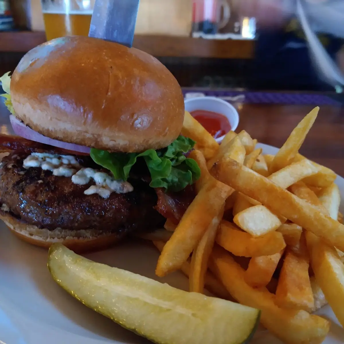 Blue Cheese Burger