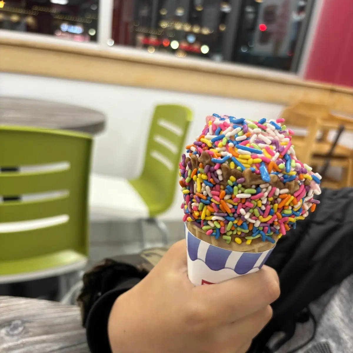 Cotton Candy with Sprinkles