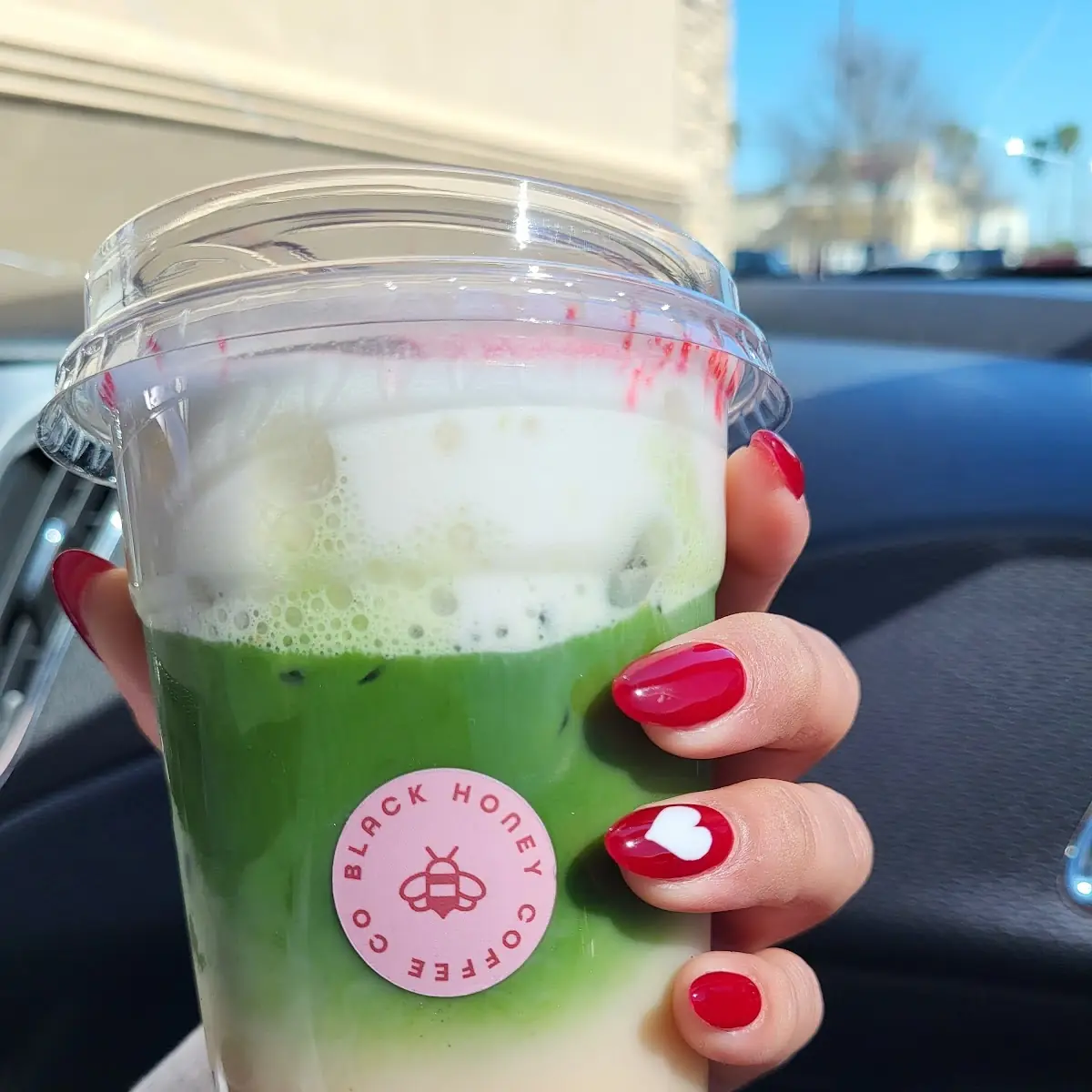 Strawberry Matcha Latte