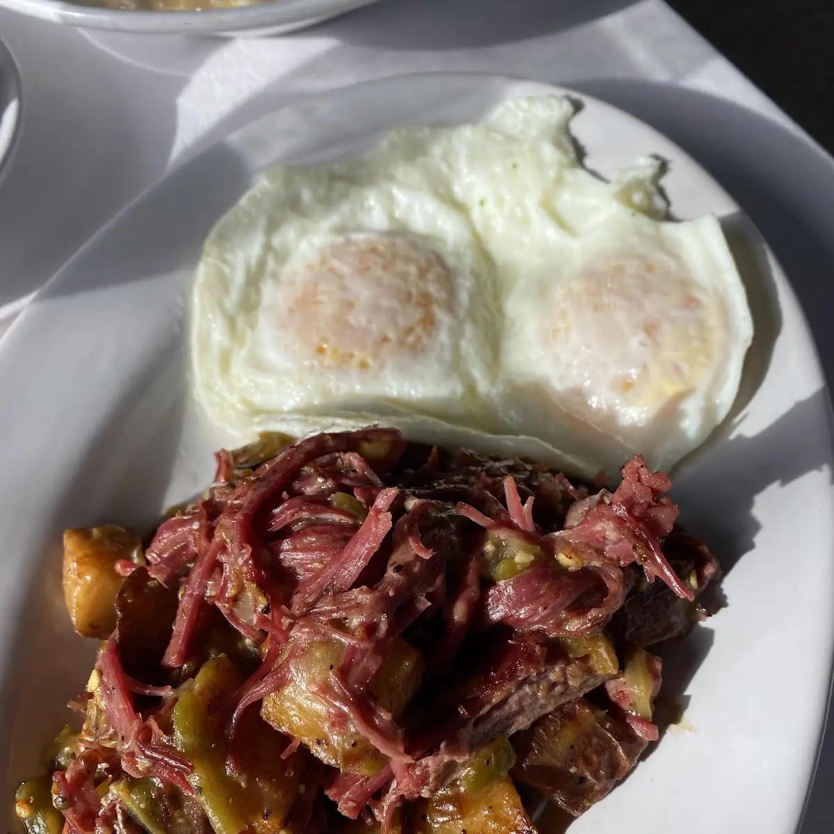Corned Beef Hash and Eggs