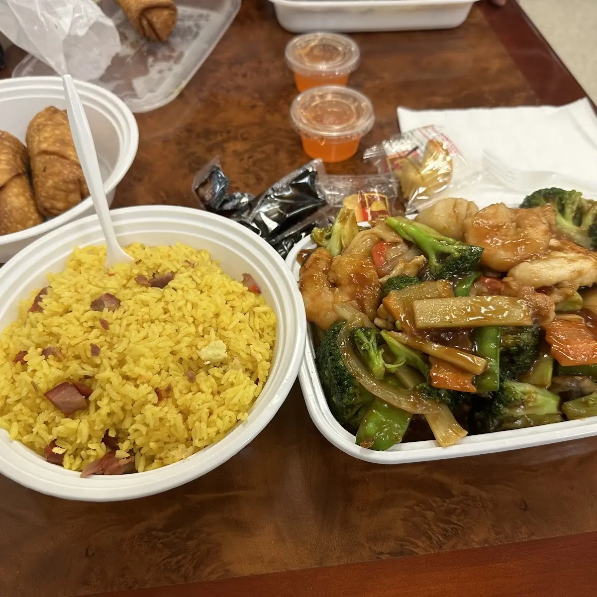 Vegetable Delight with White Rice