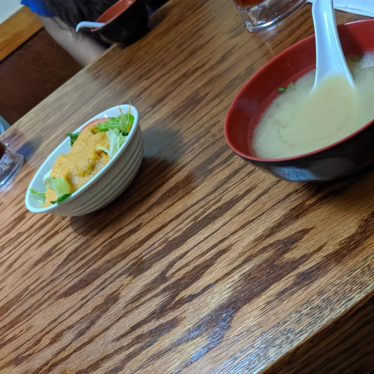 Miso Soup and Salad